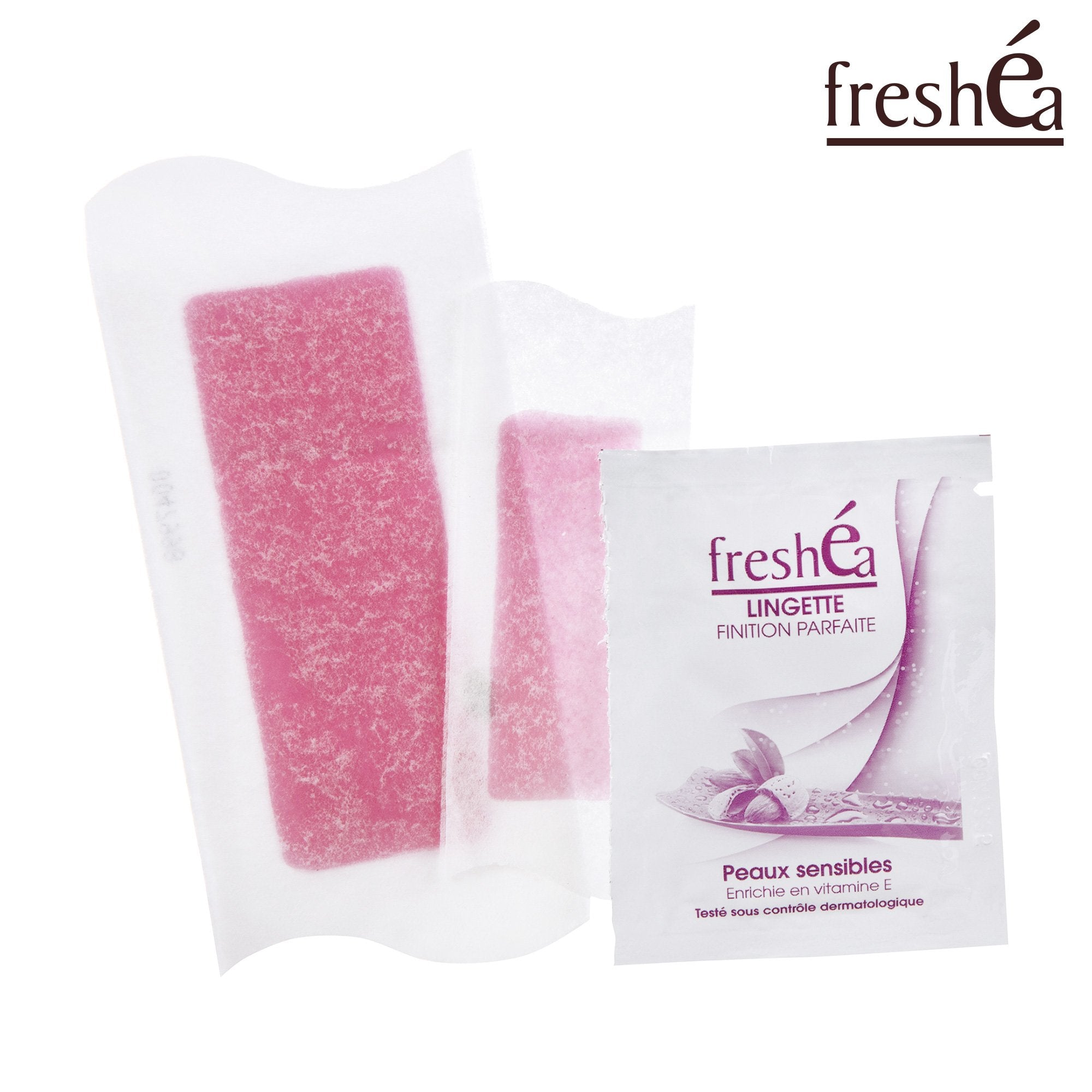 Freshea kit 28 bandes dépilatoires bikini visage aloé