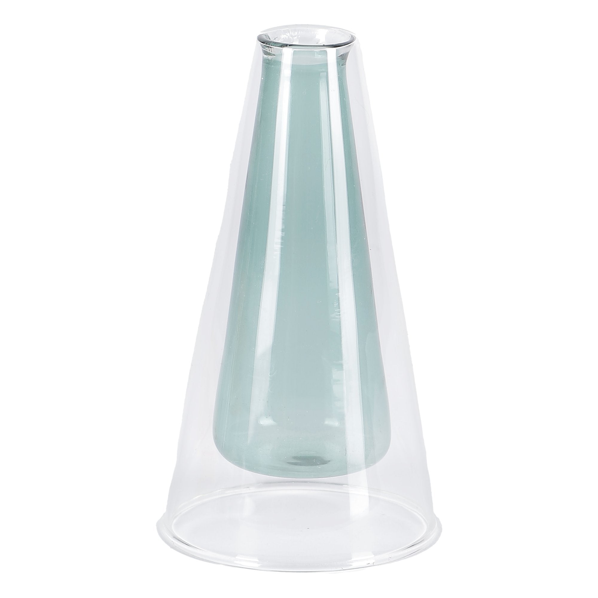 Stokomani Maison soliflore en verre décoration