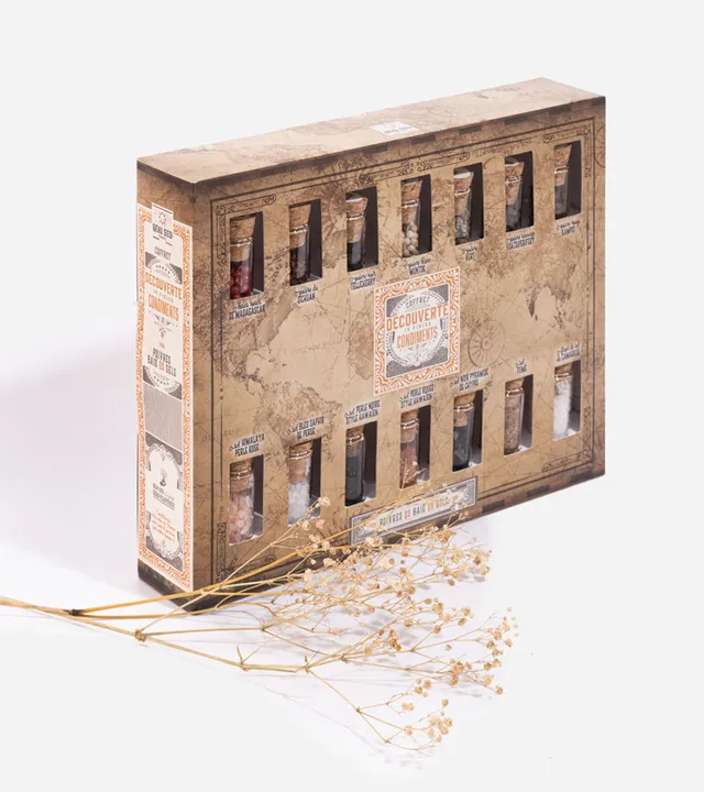L'avant gardiste Coffret poivres baies sels cuisine