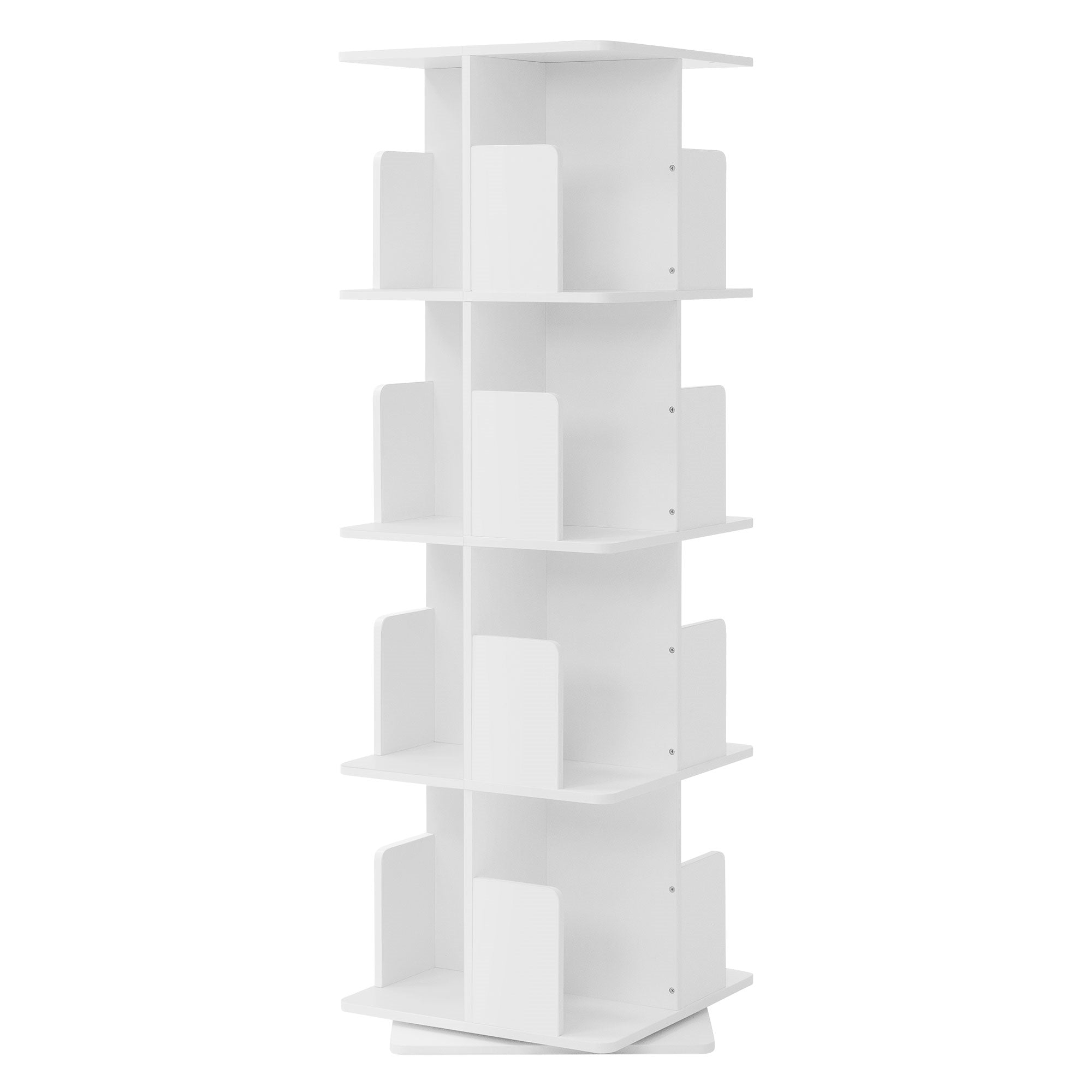 ML-Design bibliothèque tournante 3 niveaux chêne blanc