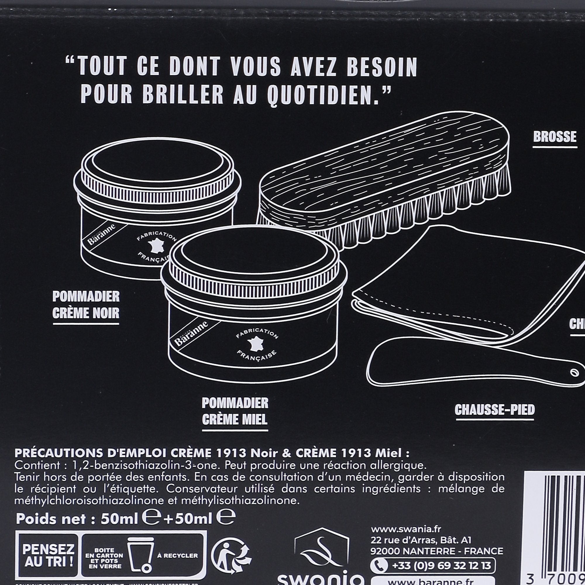 Stokomani Maison Kit cirage noir et miel