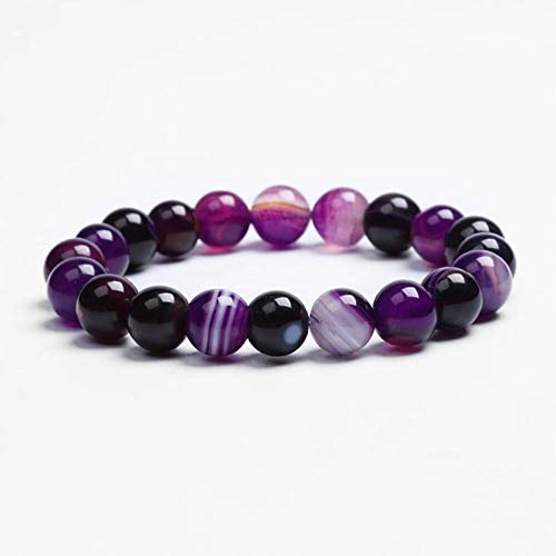 Shop-Story Bracelet Spiritualité agates violettes