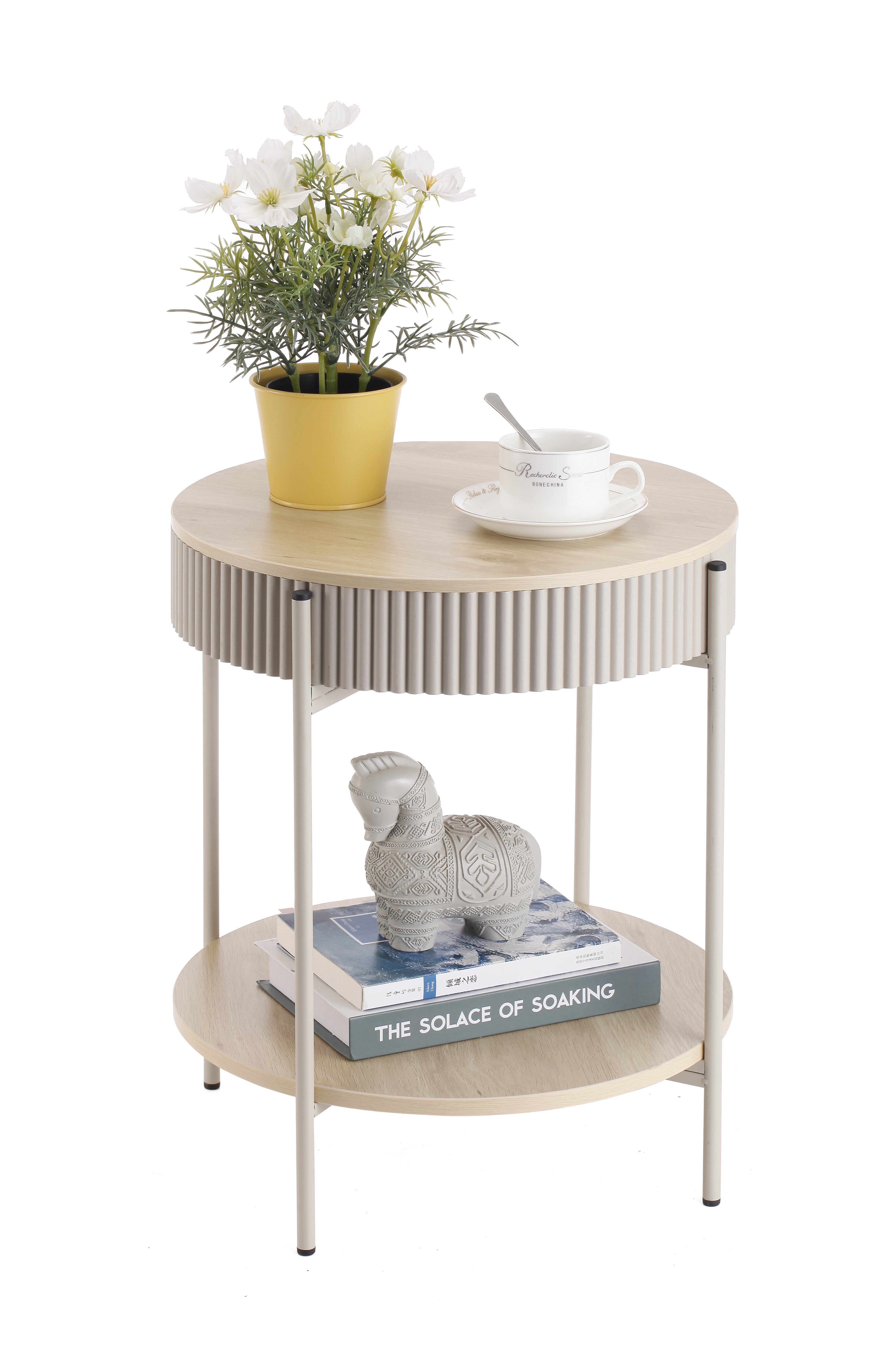 Stokomani Maison Table d'appoint 47 cm hauteur 47cm