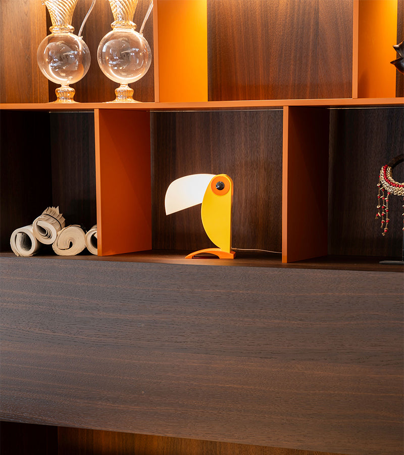 Lampe Toucan lampe design vert années 70