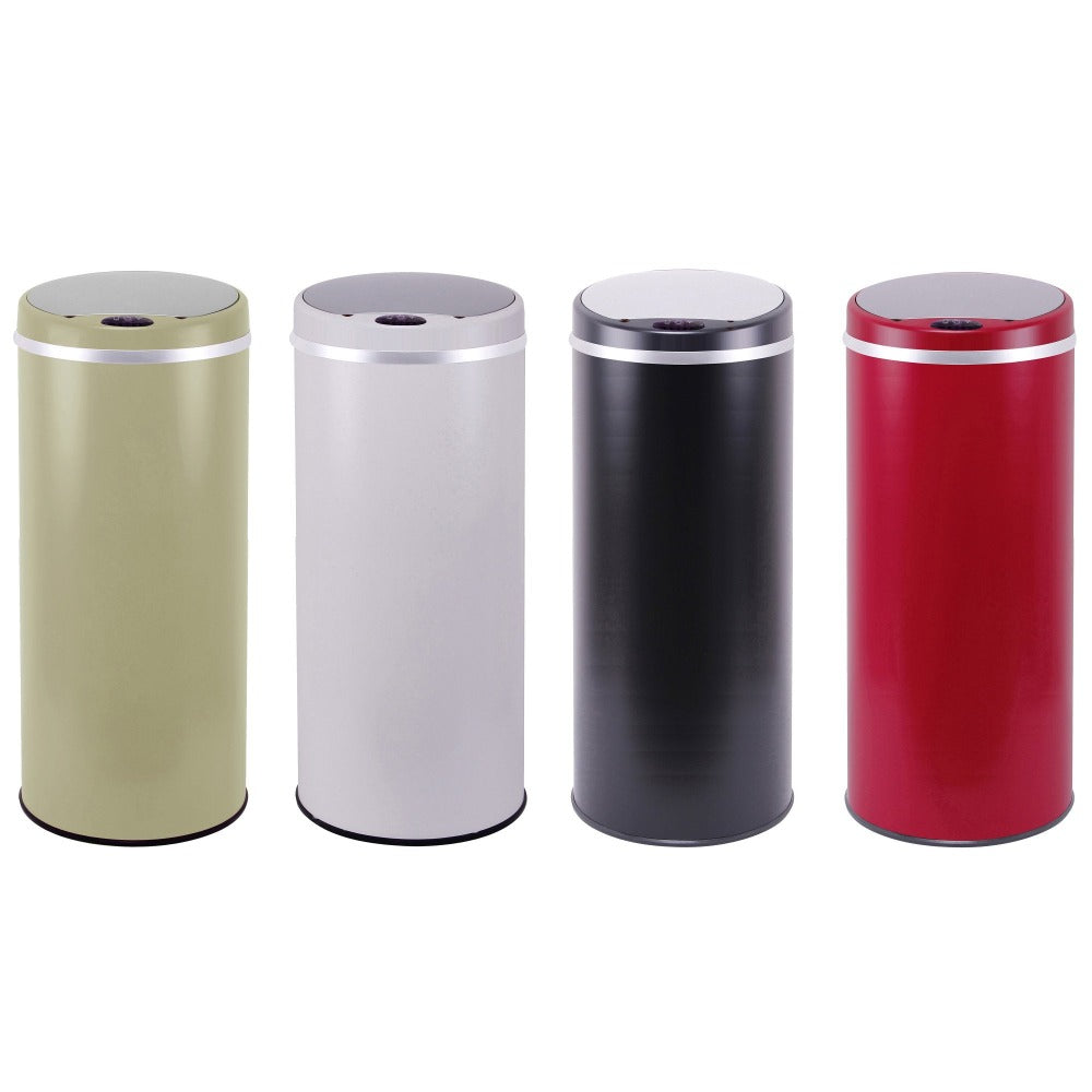Red Deco Soho poubelle cuisine automatique 42L rouge mat