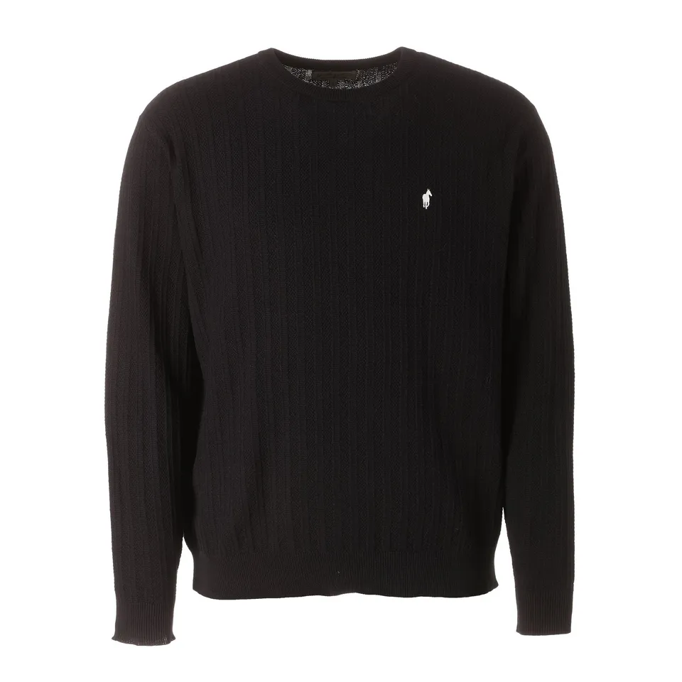 Stokomani Mode pull mini torsade bleu marine taille L