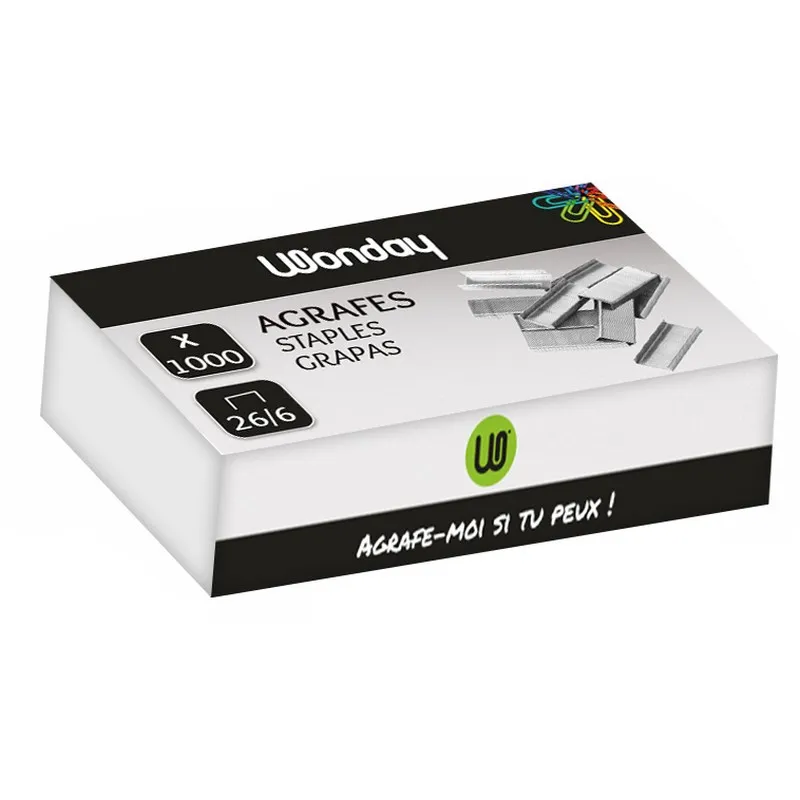 Safe Tool Agrafes 26/6 boîte x1000 bureau standard