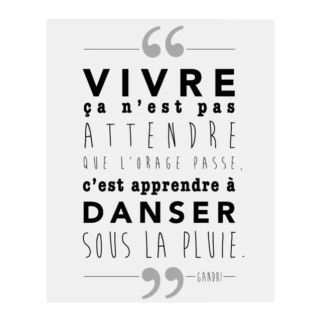 Stokomani Maison sticker texte citation mural