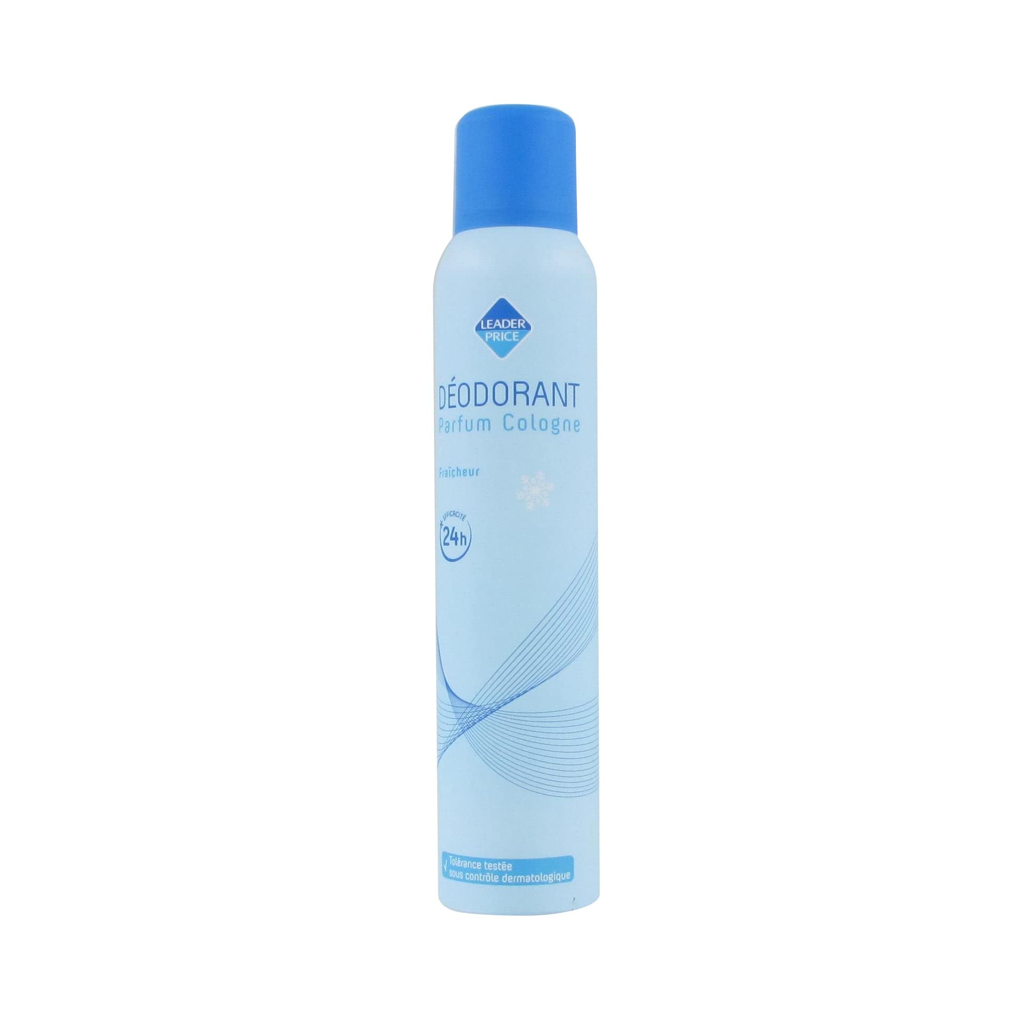 Leader Price Déodorant cologne fraîcheur 24h 200ml