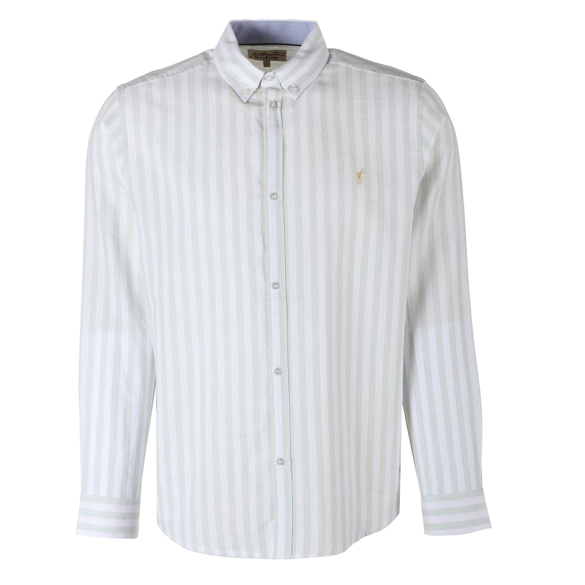 Stokomani Mode chemise homme vert manche longue taille S