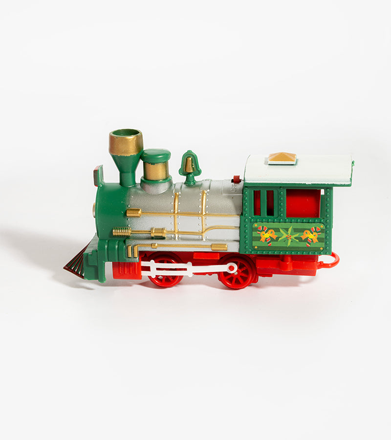 L'avant gardiste train de Noël pour sapin lumineux sonore