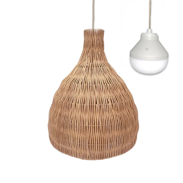 Red Deco Bella Nomad suspension rotin LED RGB sans fil