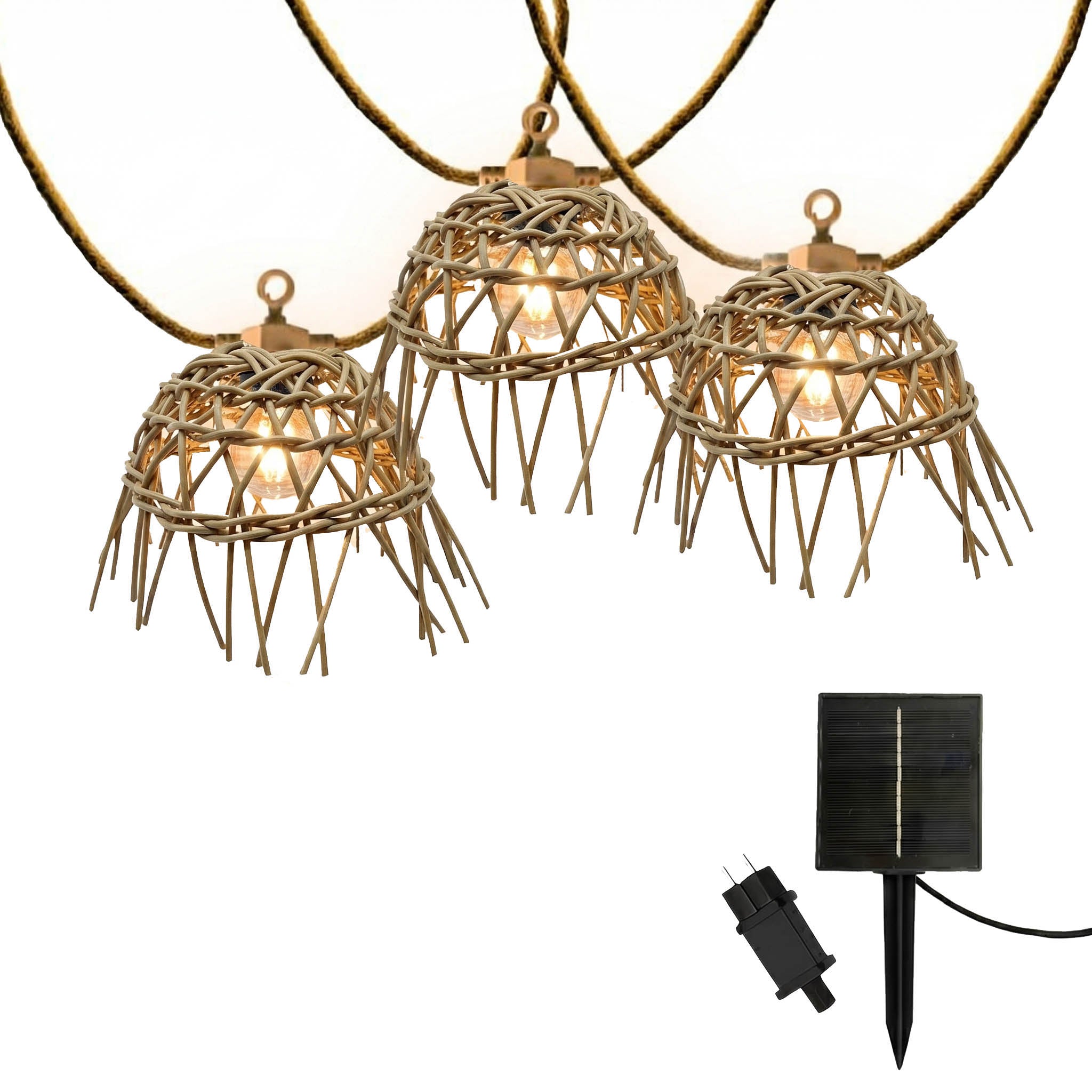 Red Deco Mini Hawai Hybrid guirlande 8m 10 LED blanc chaud