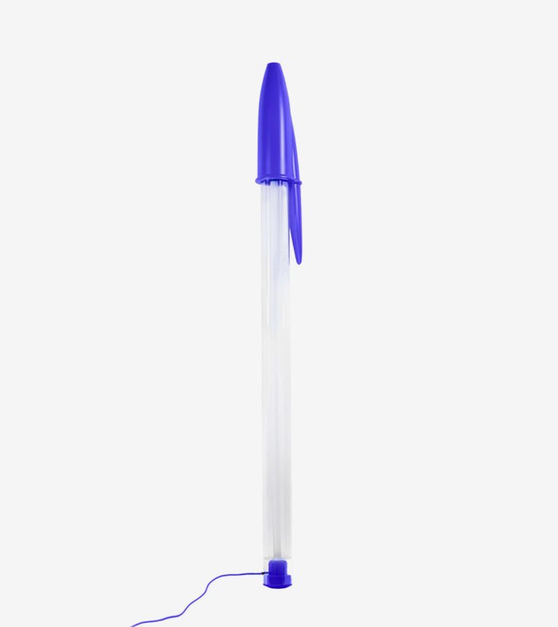 L'avant gardiste Lampe BIC x Seletti Bleu XXL design
