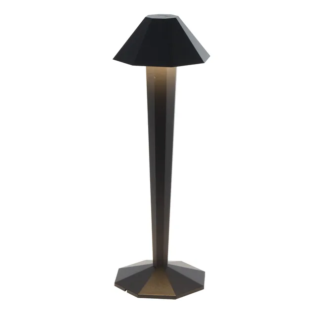 Red Deco Krypton Black lampe de table noire H35cm