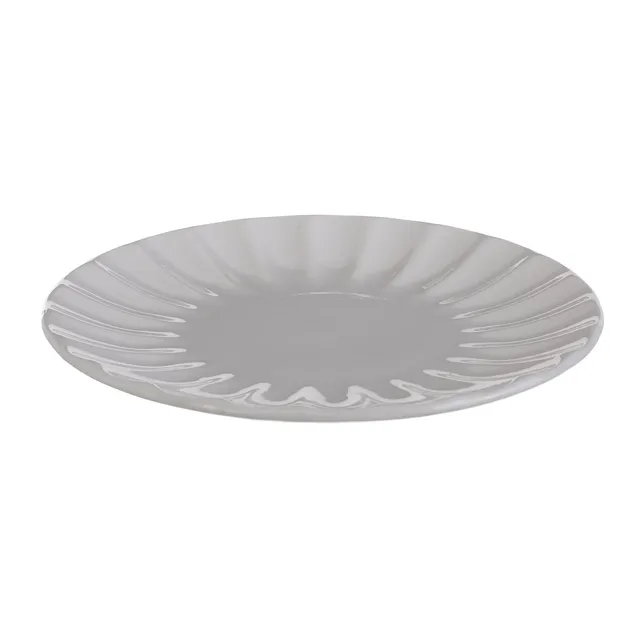 Stokomani Maison lot 4 assiettes plates coquillages
