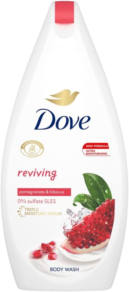 Dove gel douche revitalisant grenade hibiscus