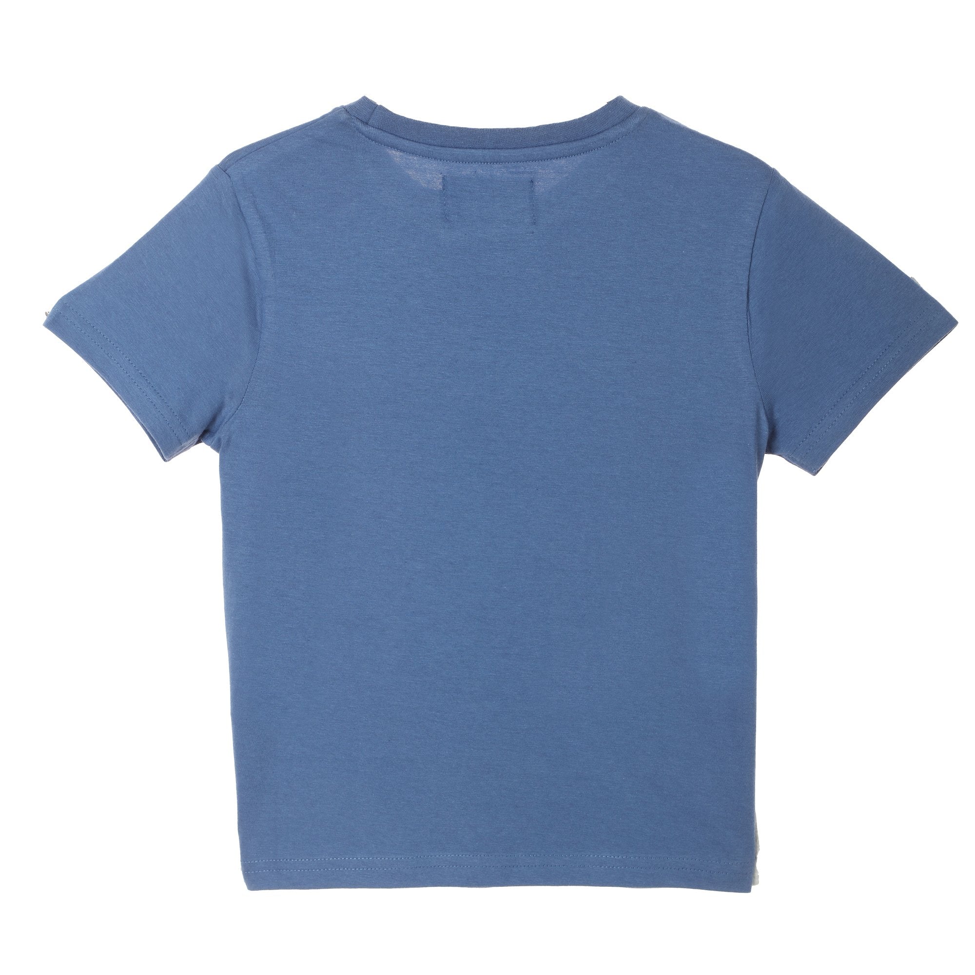 Stokomani Mode Tee-shirt bleu enfant 03A coton