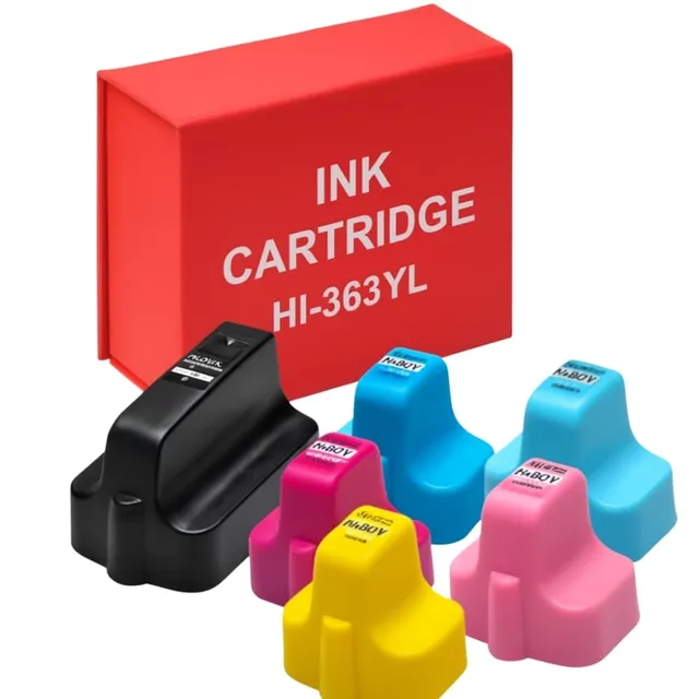 Shop-Story High-Tech Pack 6 Cartouches HP 363 Photosmart Couleur