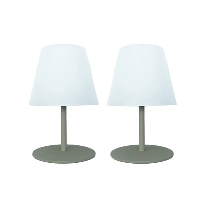 Red Deco Twins lot 2 lampes table LED sans fil olive H16cm