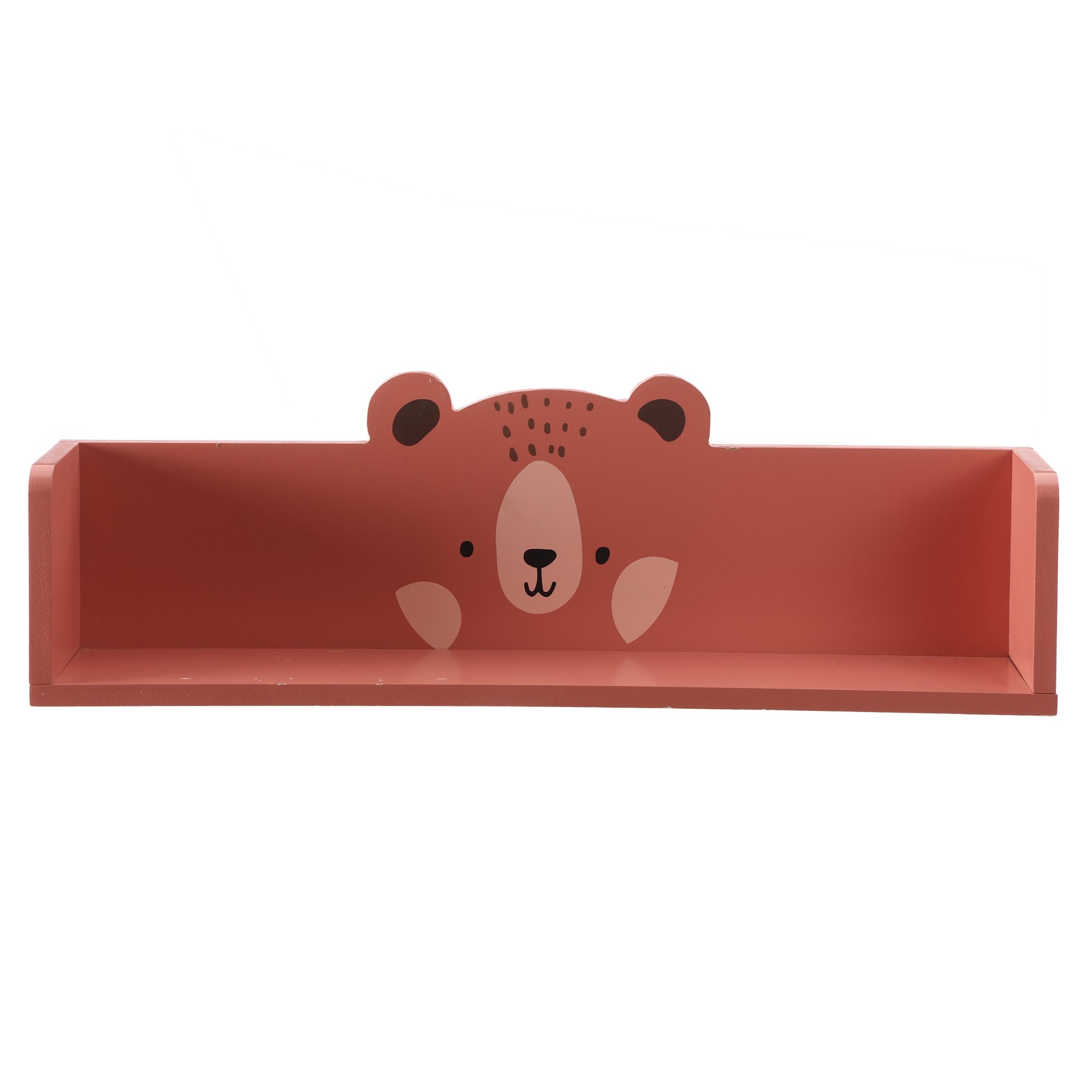 Stokomani Maison Étagère murale enfant marron animaux