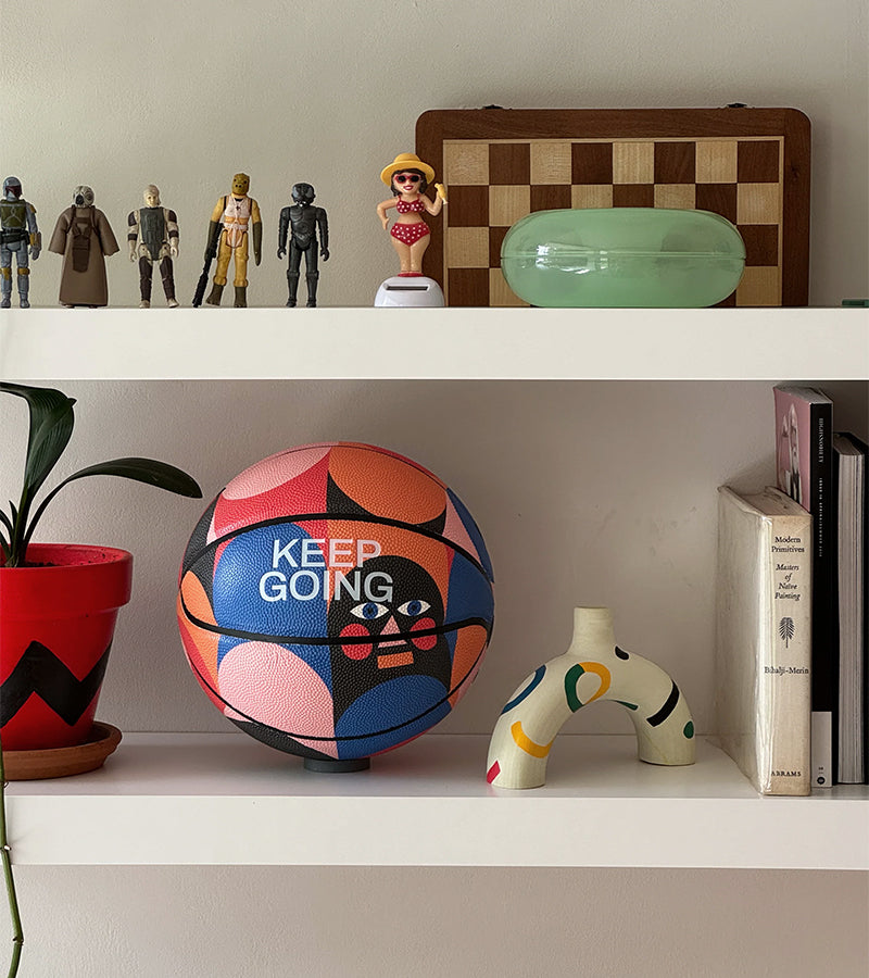 L'avant gardiste Objets déco Ballon basket KEEP GOING