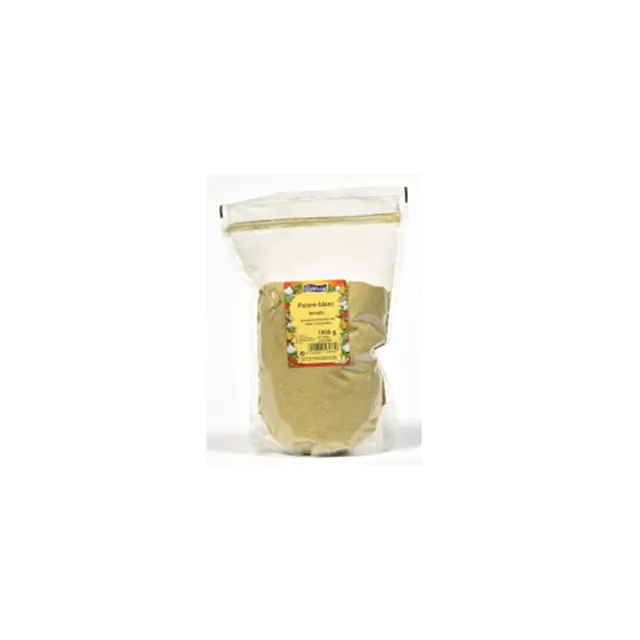Leader Price Poivre blanc moulu 1 kg poudre cuisine