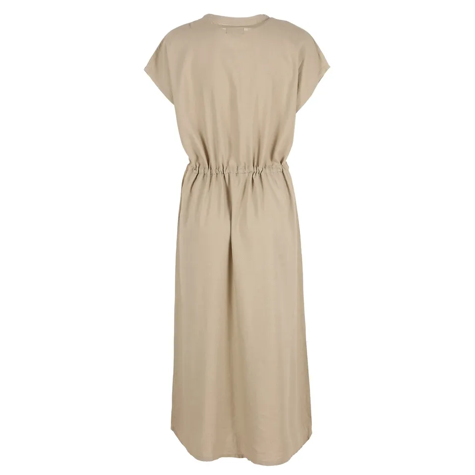 Stokomani Mode Robe longue beige taille 40