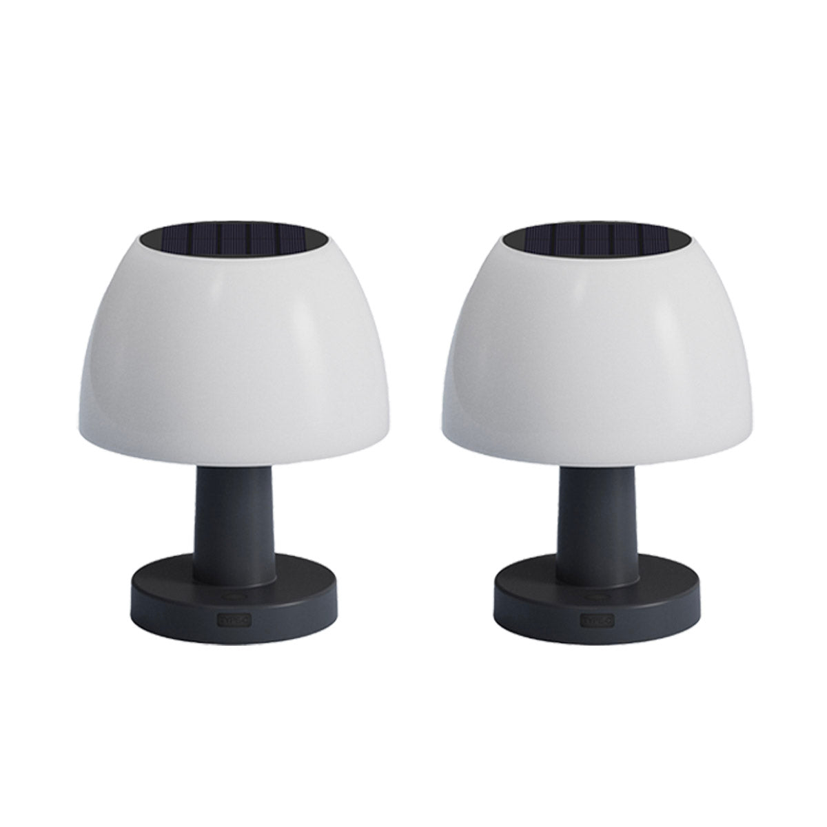 Red Deco Lumina H13,5cm lampe solaire lot de 2 blanc