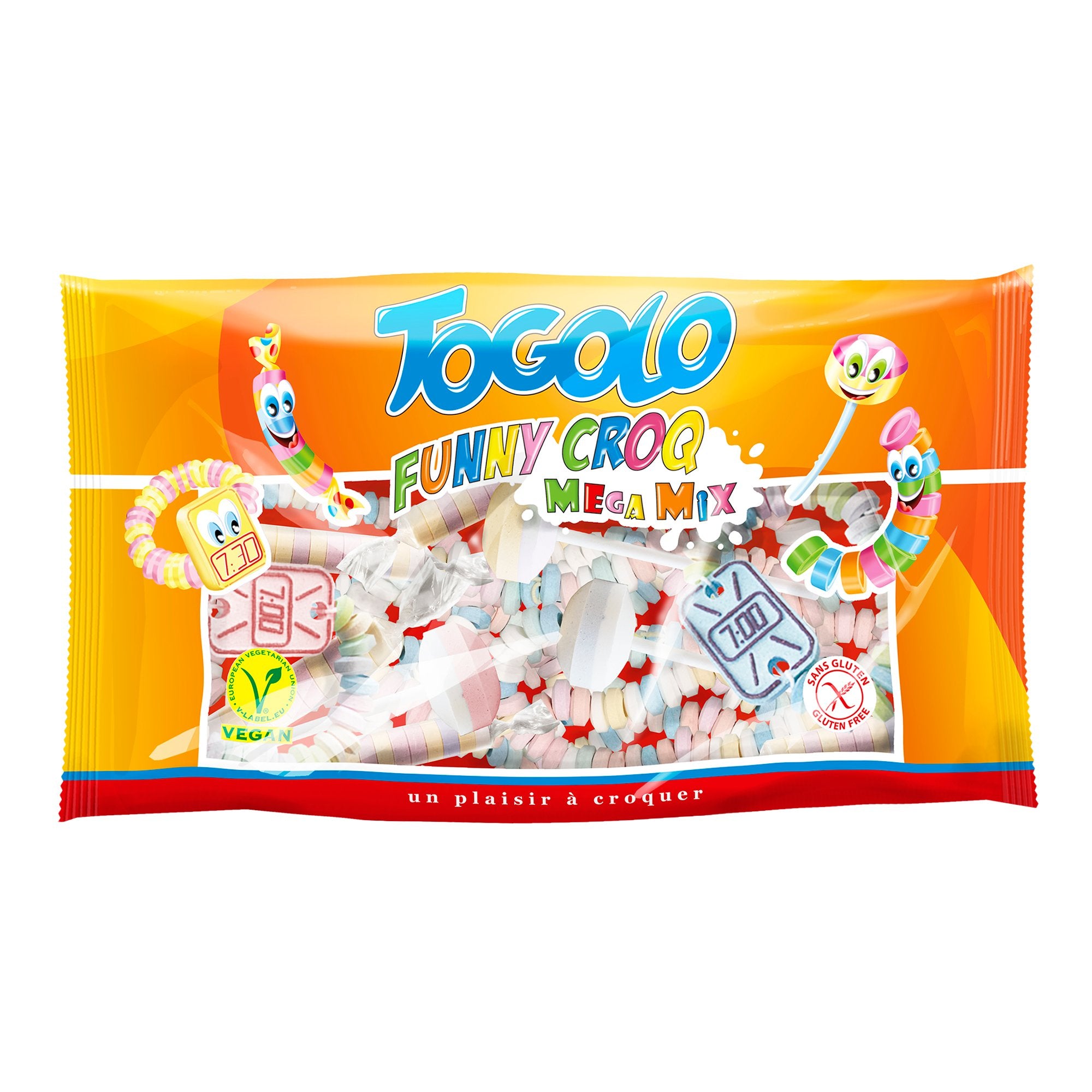 Funny Croq Mega Mix bonbons sachet mélange sucré à partager
