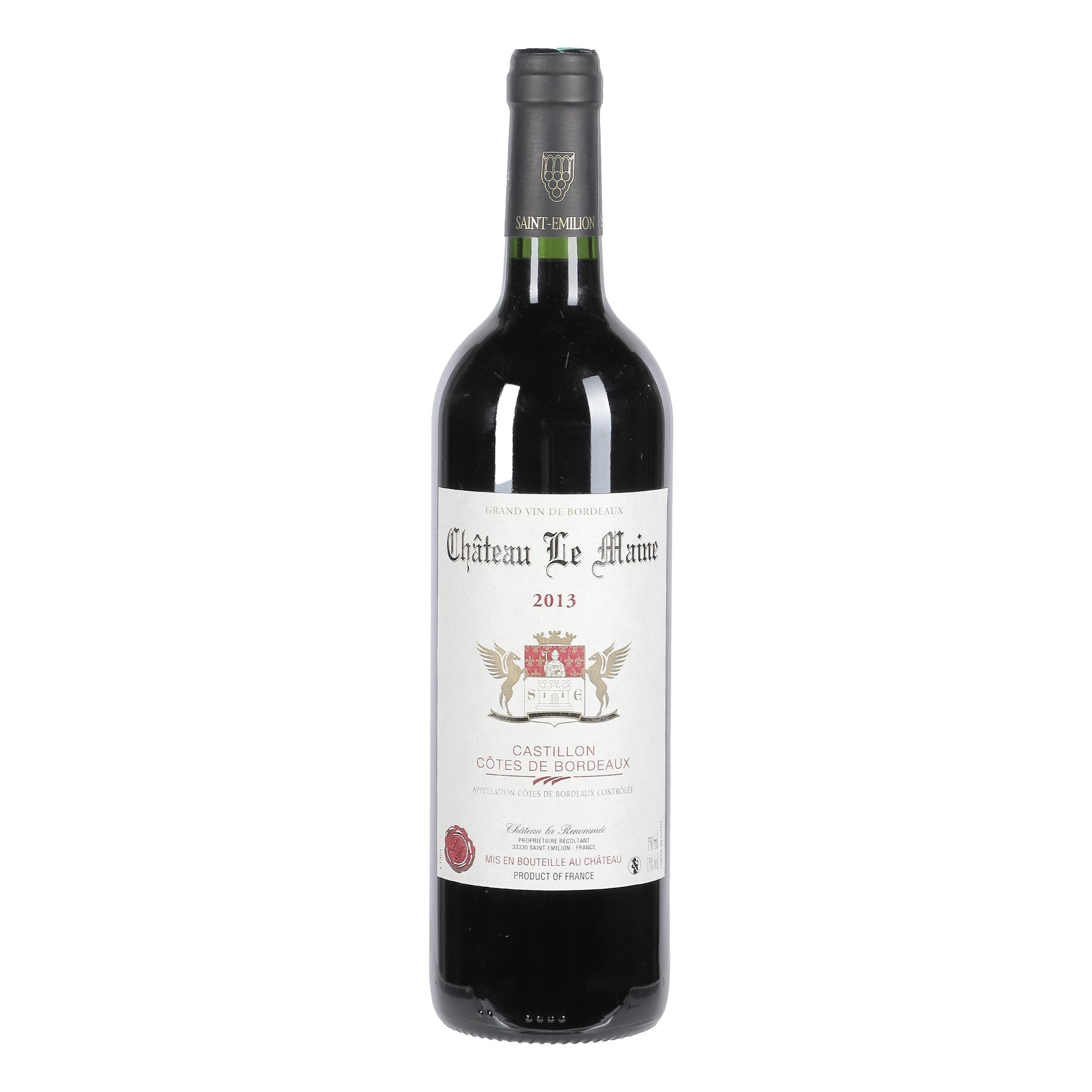 Stokomani Château Le Maine vin rouge Bordeaux 75 cl