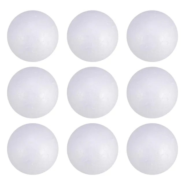 Milisten ART CRAFTS Boules Mousse Taille 5 x50 Boules Polystyrène Blanc