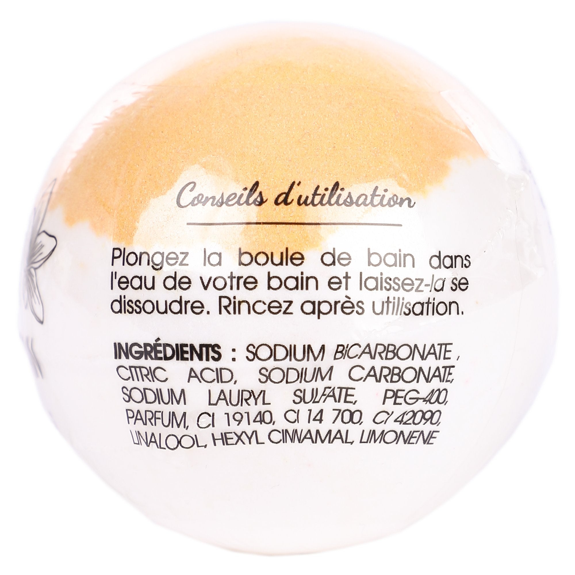 Bombe de bain monoï boule parfumée détente