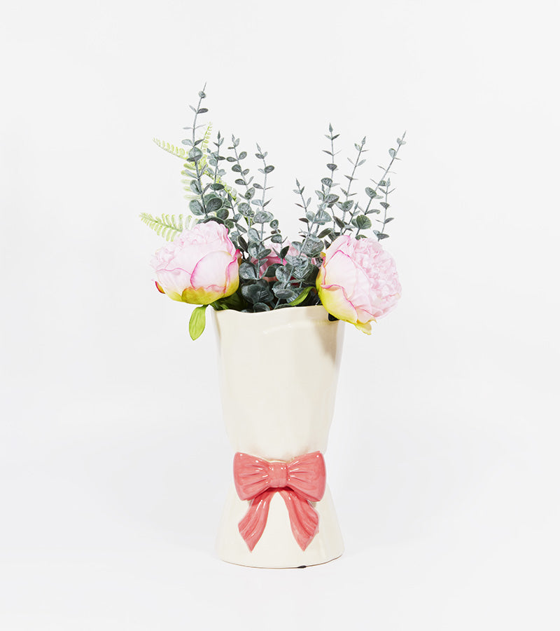 L'avant gardiste Vase Noeud Bouquet of bow fleurs