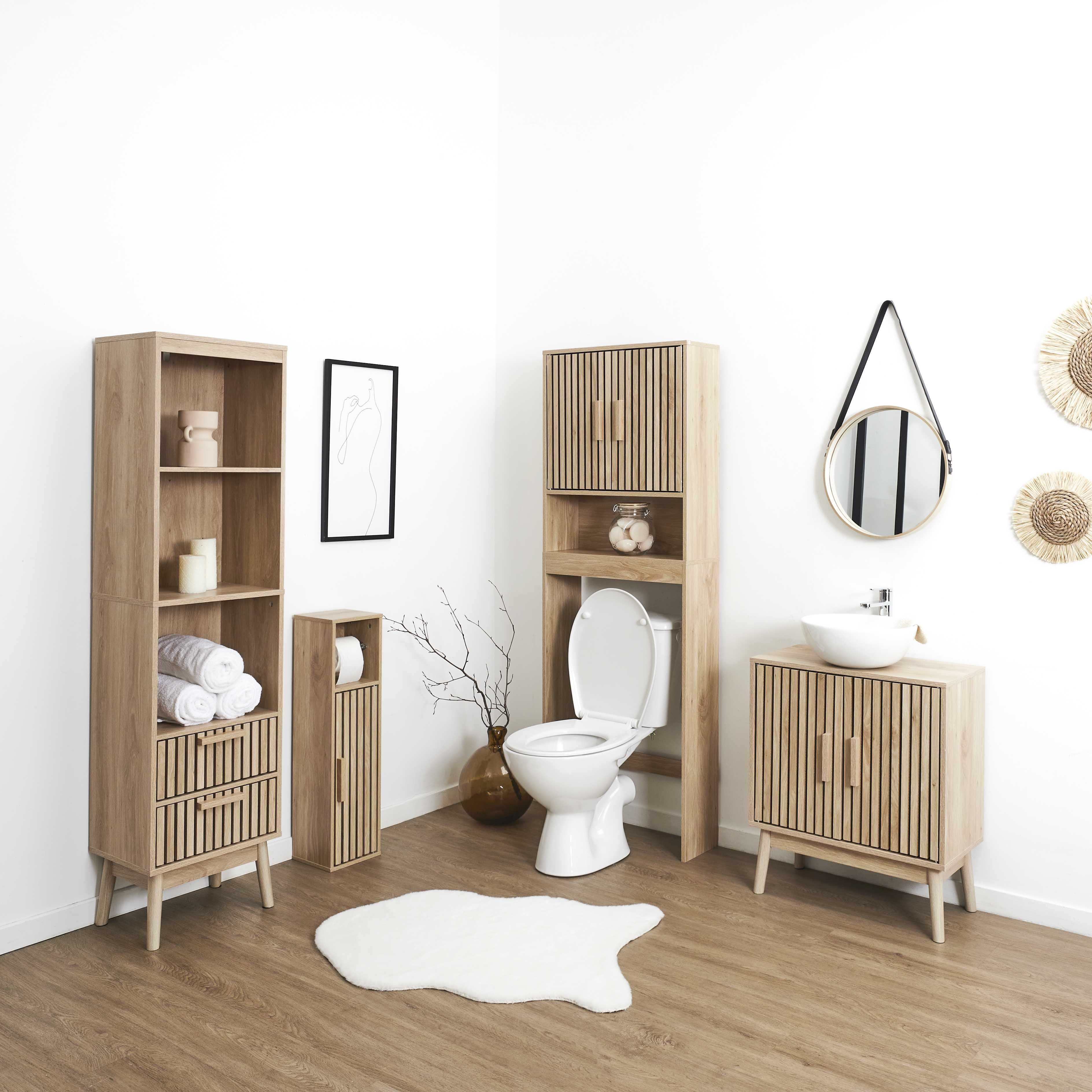 Stokomani Maison colonne Klaus salle de bain bois 19,6 kg