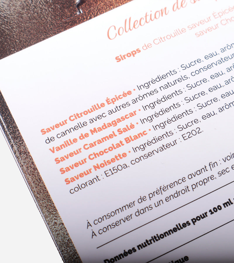 Monin coffret mini sirops boissons gourmandes