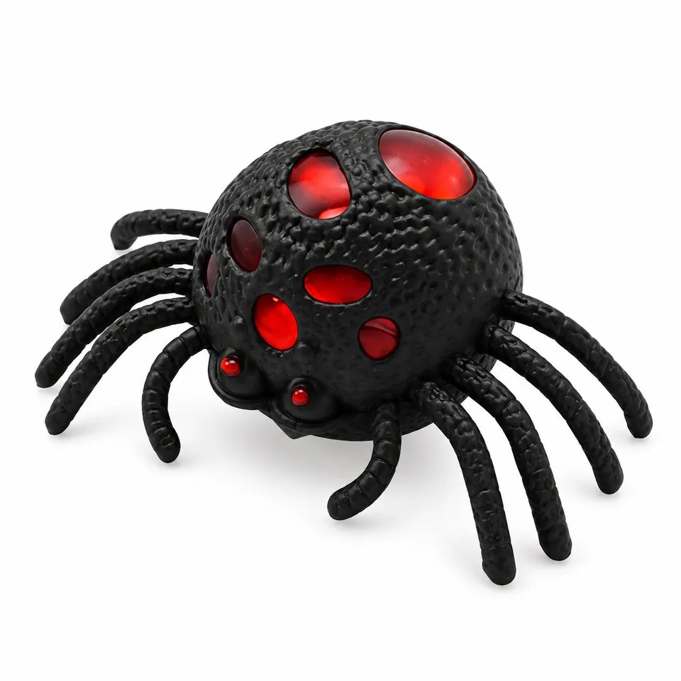Stokomani Jeux Squishy araignée jouet anti-stress Halloween