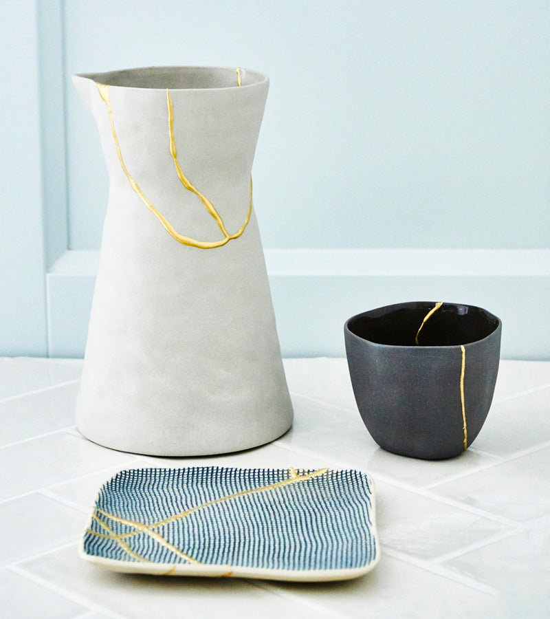 Kit Kintsugi DIY réparation céramique dorure