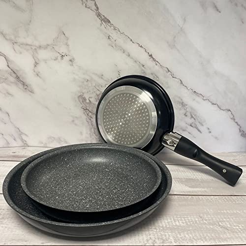 Arthur Martin AM130B set 3 poêles 20-24-28 cm induction