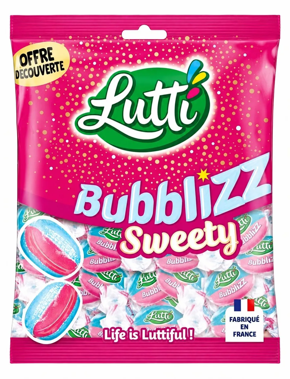 Lutti Bubblizz Sweety Bonbons Sachet Halloween