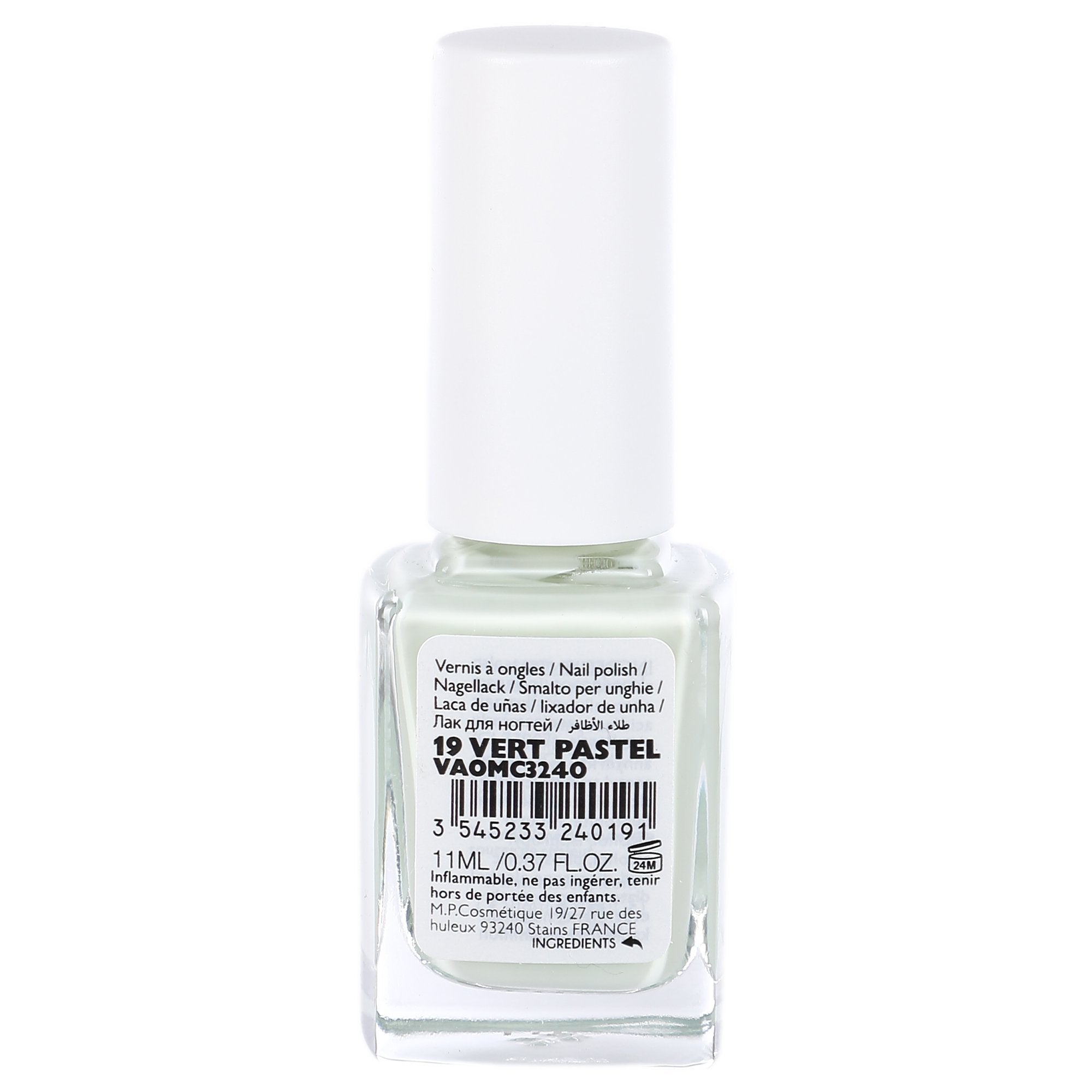 Miss Cop vernis à ongle vert pastel brillant