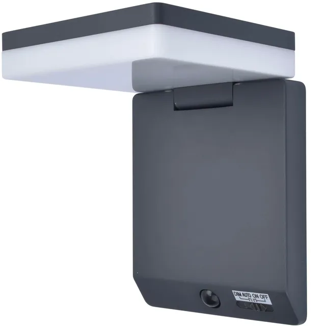 Red Deco Moze Solar applique solaire LED détecteur H15cm
