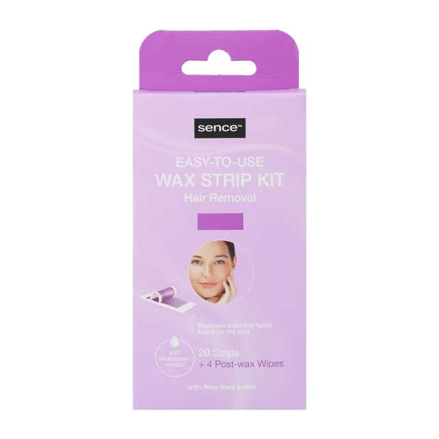 Stokomani Beauté bandes cire visage x20 + 4 lingettes