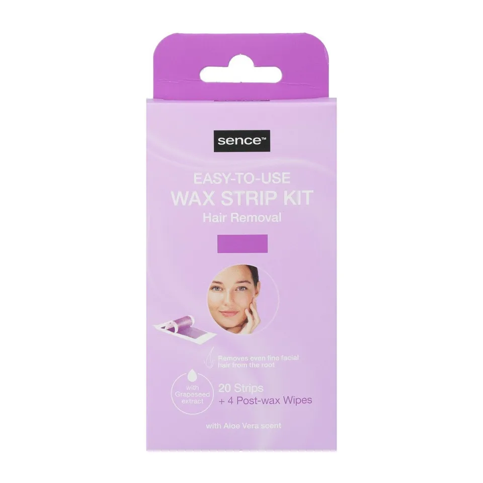 Stokomani Beauté bandes cire visage x20 + 4 lingettes
