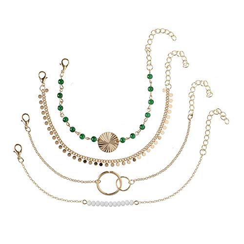 Shop-Story Miley ensemble 4 bracelets bohème doré