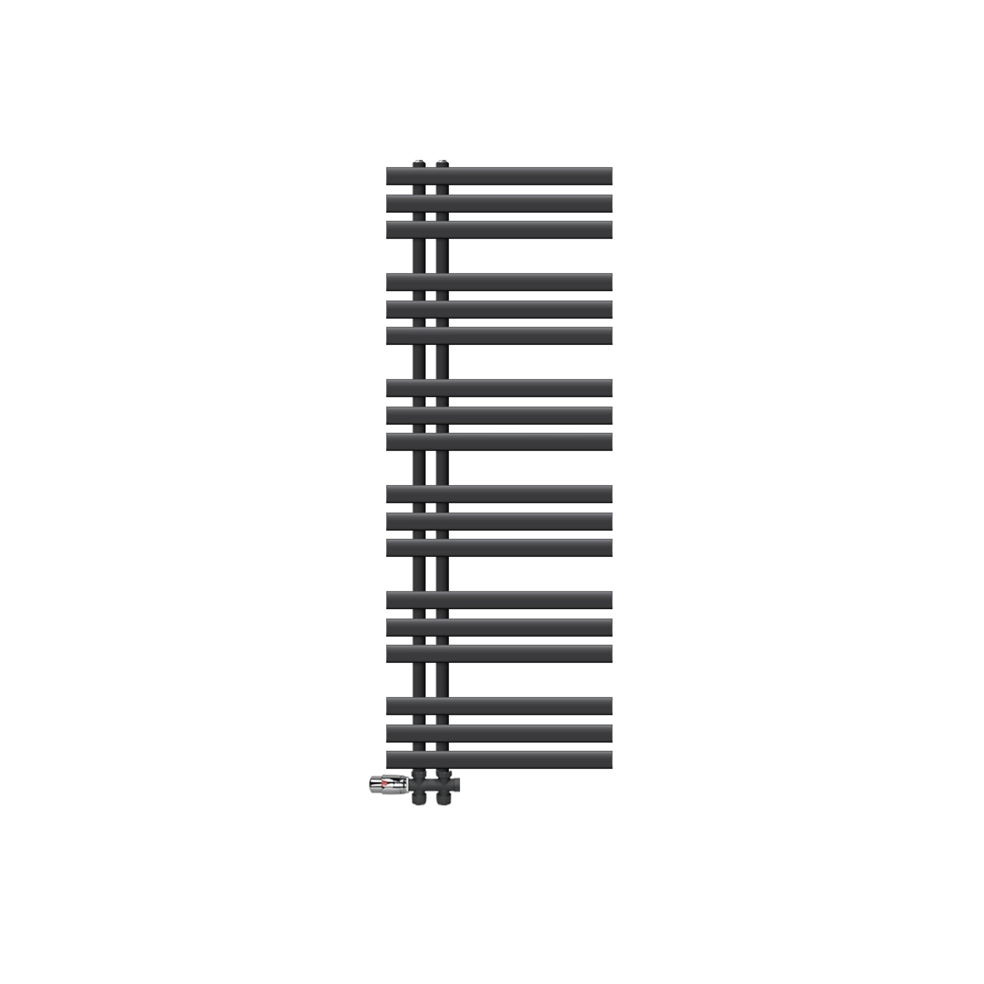 LuxeBath sèche-serviettes 500x1400 anthracite central