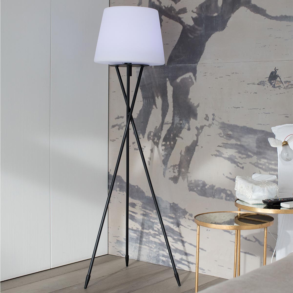 Red Deco Try lampadaire trépied sans fil H150cm