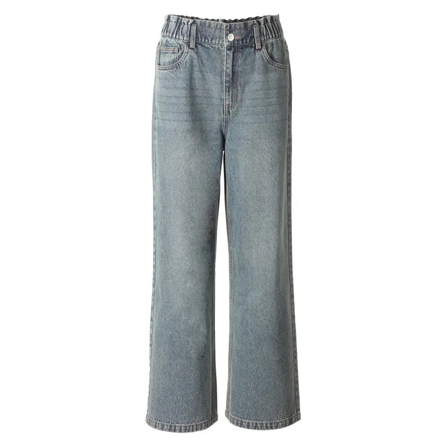 Stokomani Mode jean large bleu foncé femme