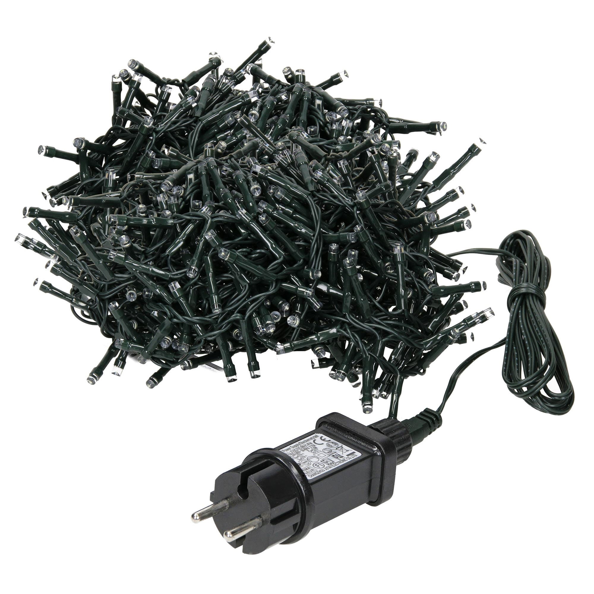 ECD Germany rideau lumineux LED 600cm blanc froid 180 LED