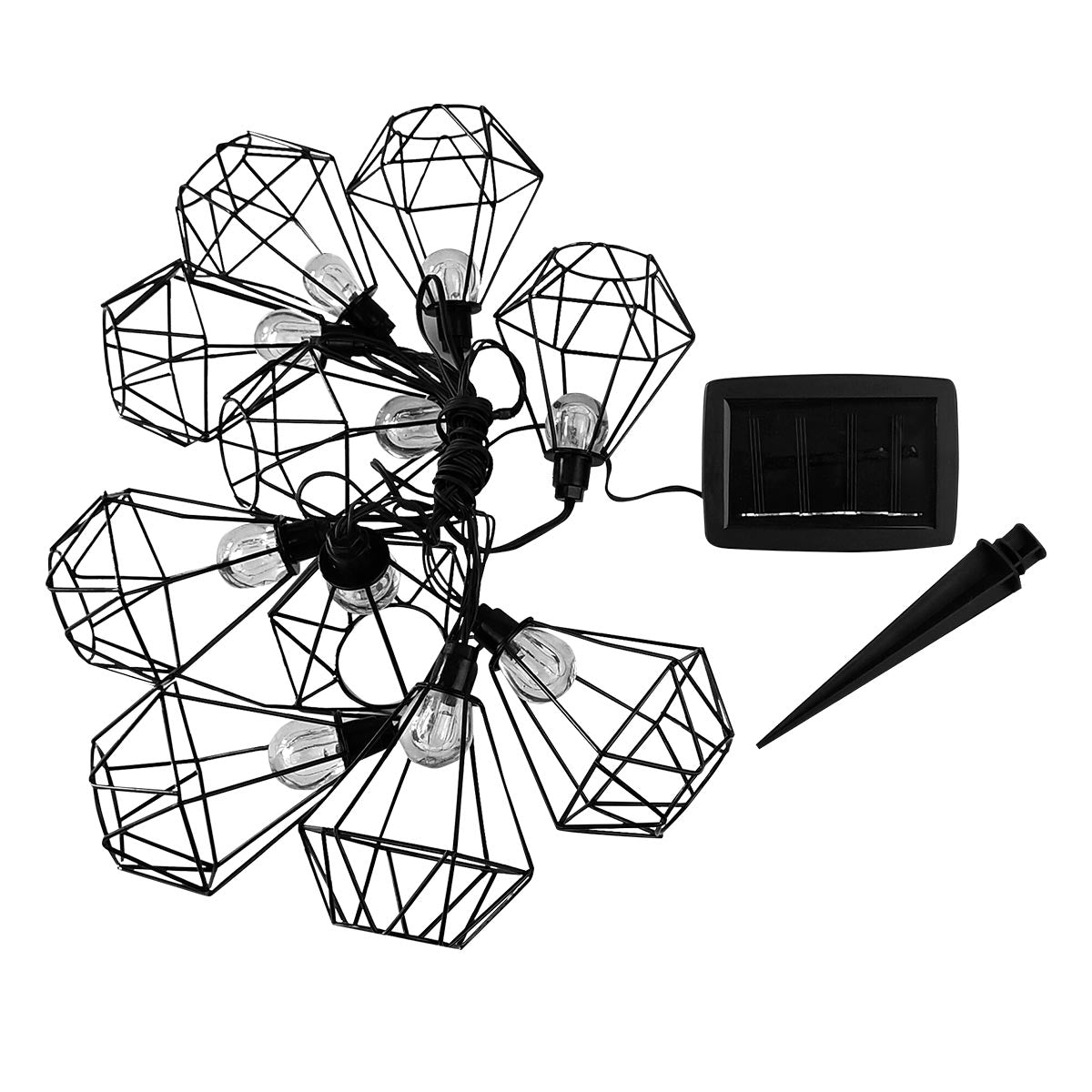 Red Deco Mily guirlande solaire 10 LED blanc chaud 3,90 m